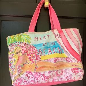 Lilly Pulitzer tote -EUC